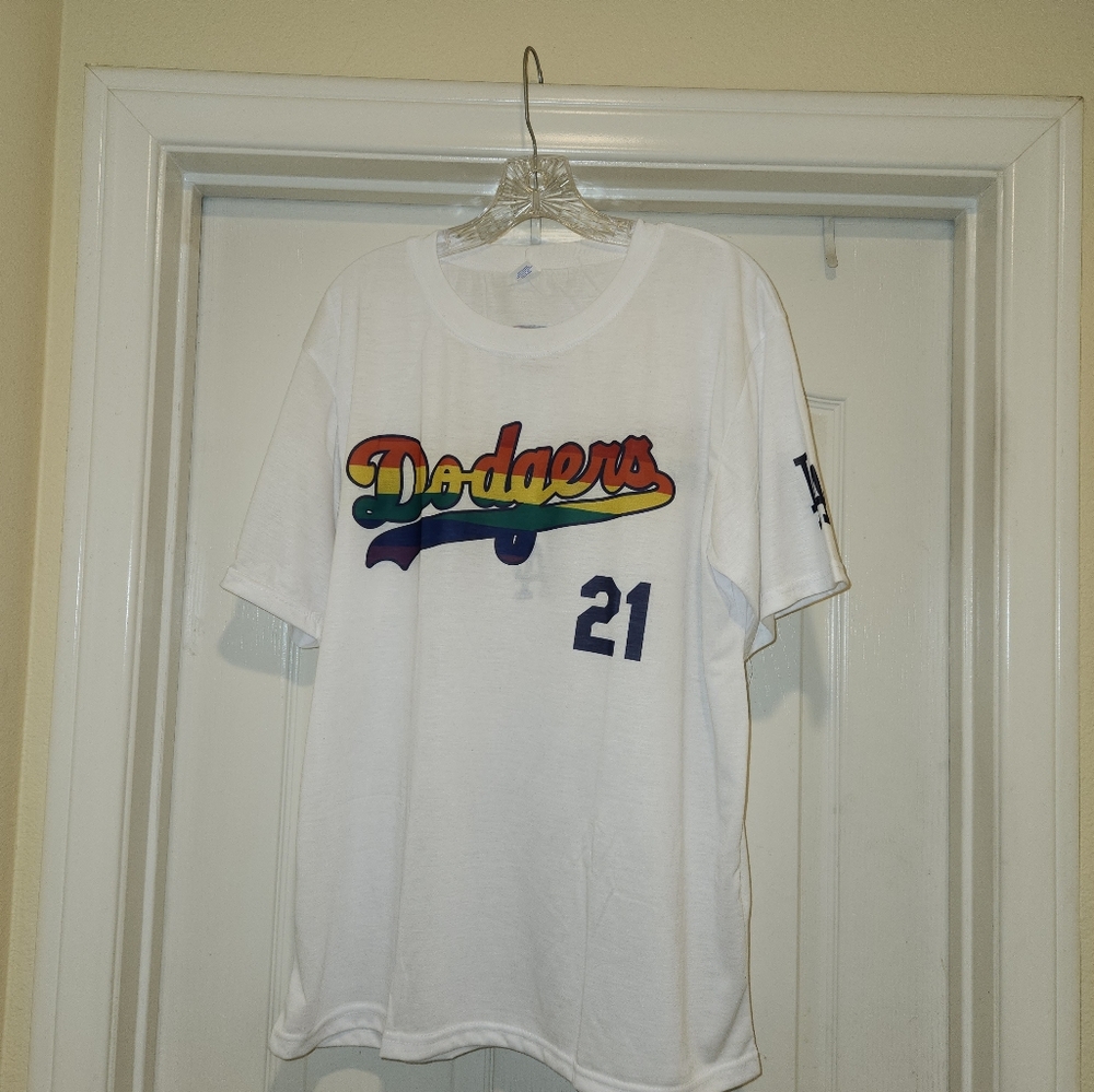 NWOT DODGER Pride Tee Shirt